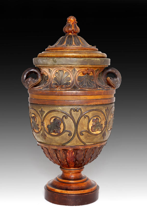 An large Italian 19th century terracotta vase