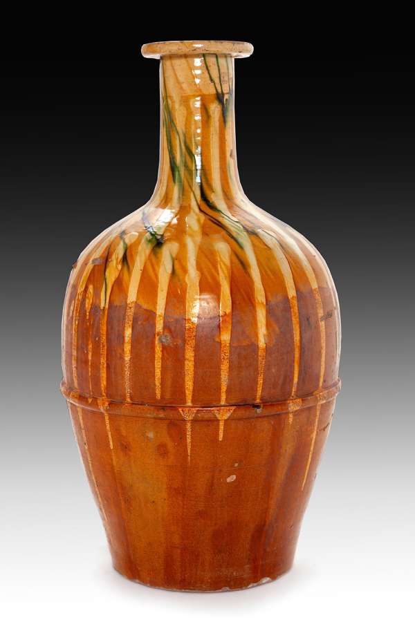 A 19th century Puglia oil jar
