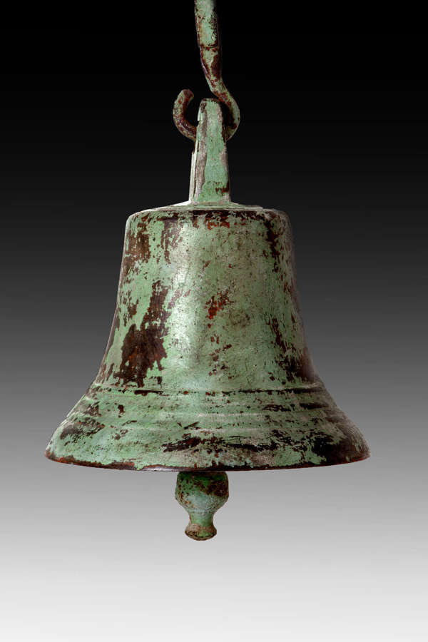 A 19th century bronze bell