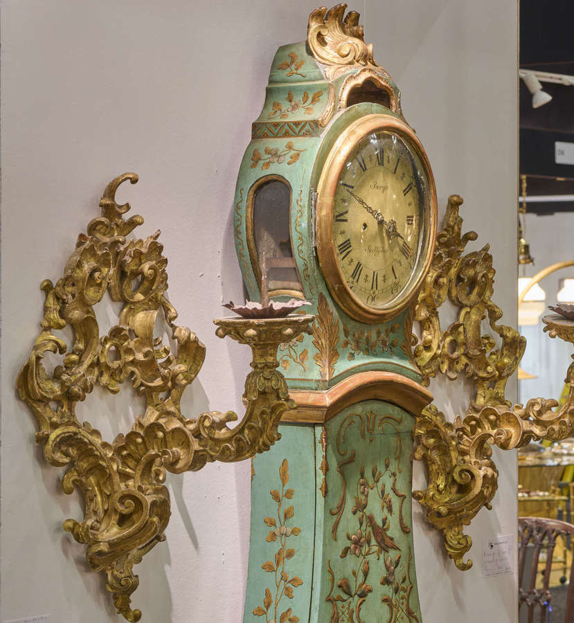 A rare Chinoiserie clock