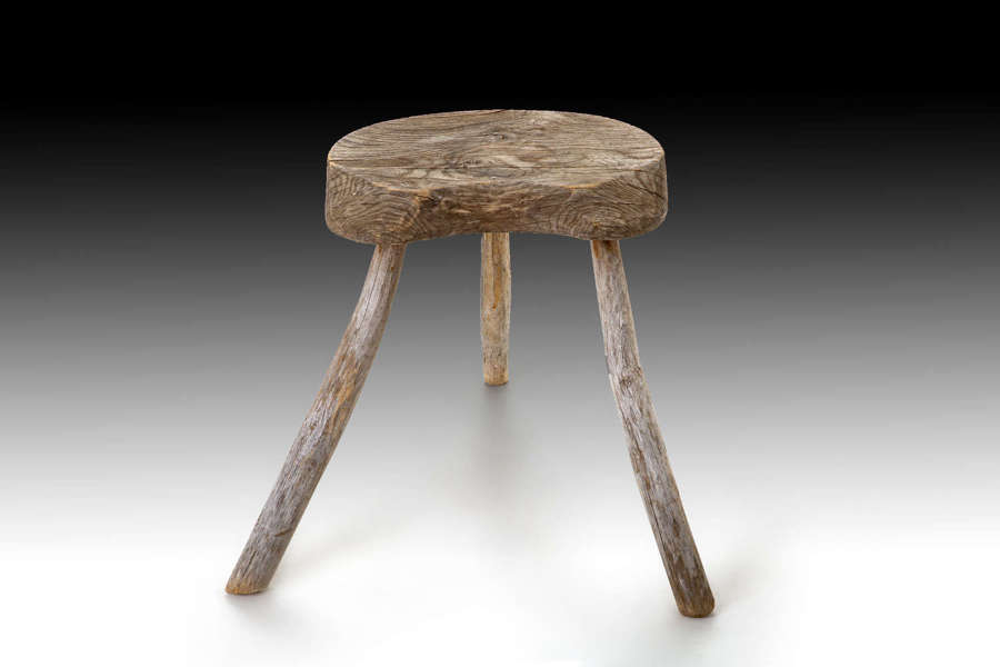 An early 20th century dritwood stool