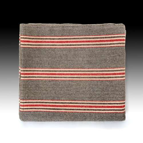 A fine narrow loom Welsh blanket