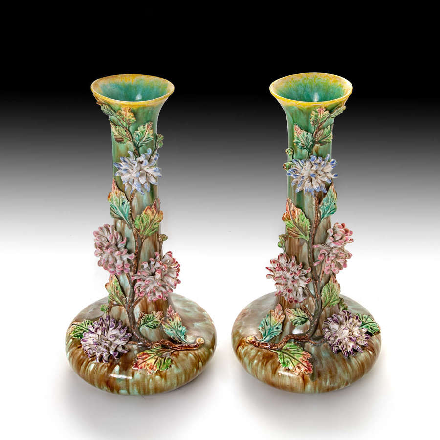 Early 20th century floral vases