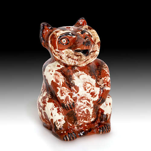 A pottery Folk art bear