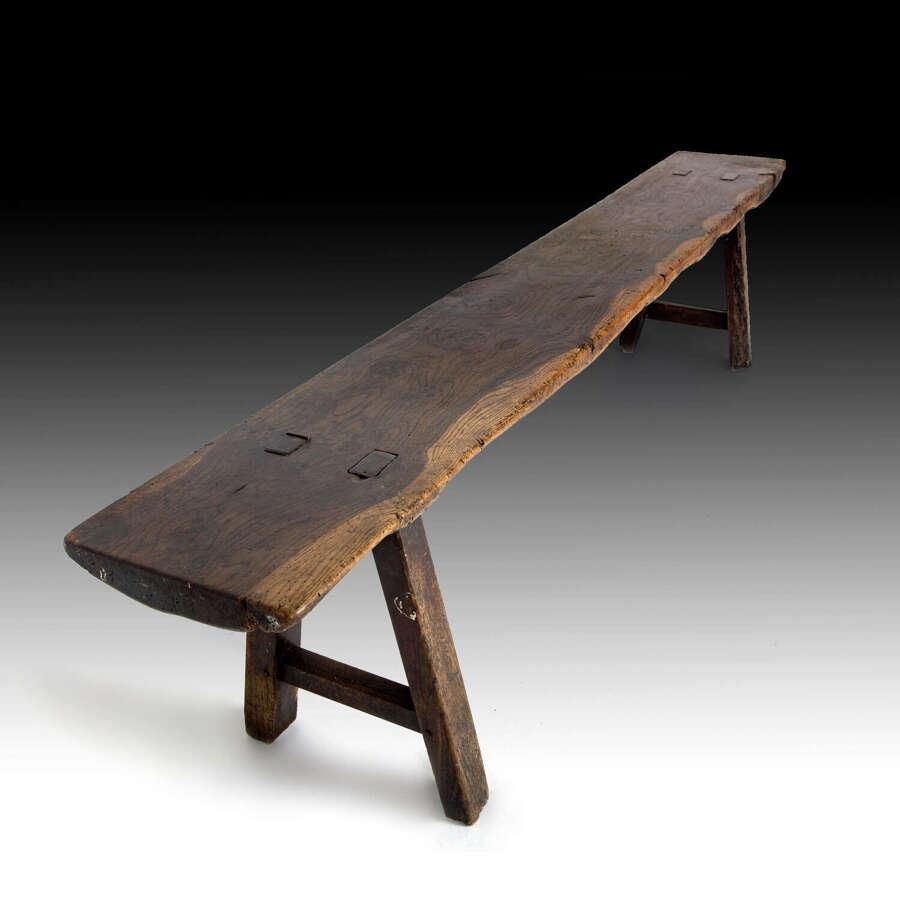 A 19th century long bench