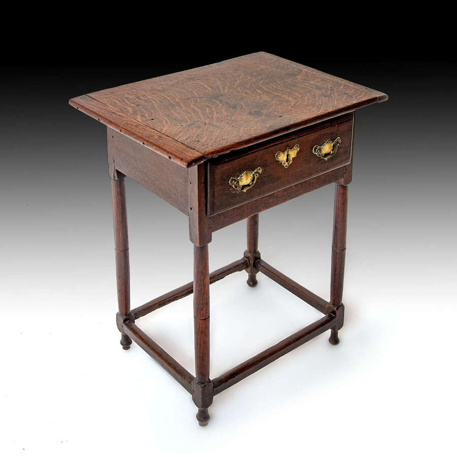 A charming Welsh oak side table