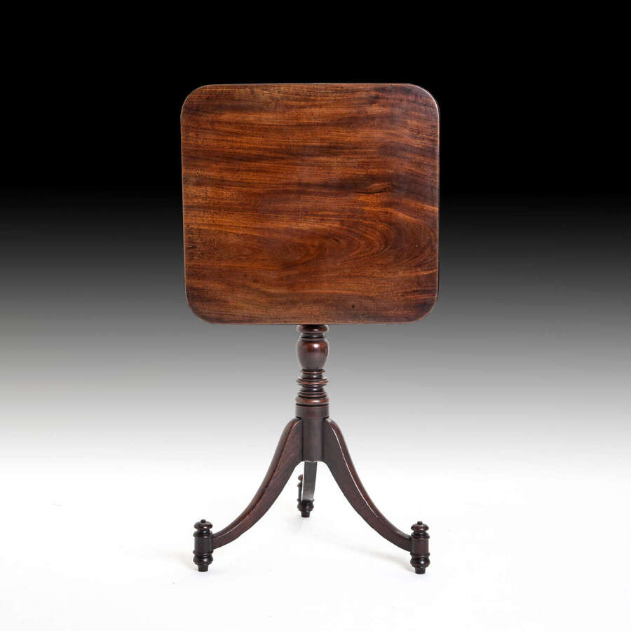 A Regency tilt top table